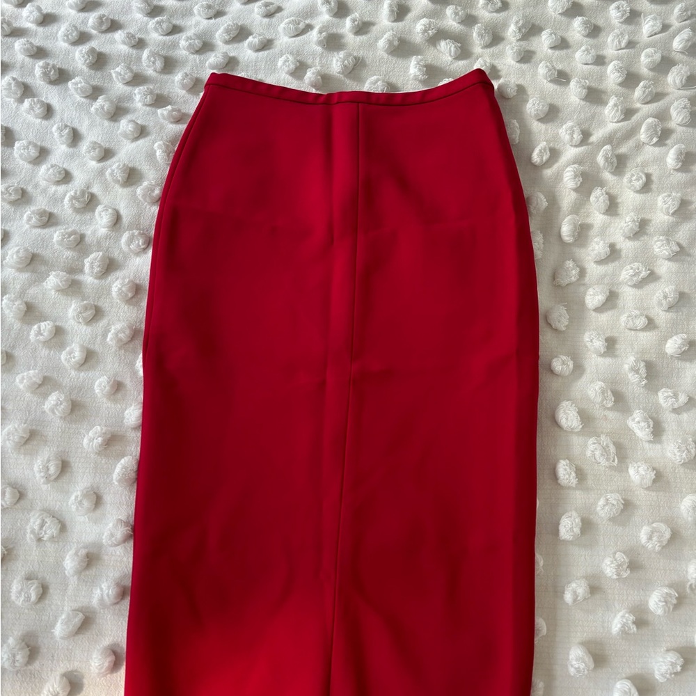 Diane von Furstenberg Red Pencil Skirt